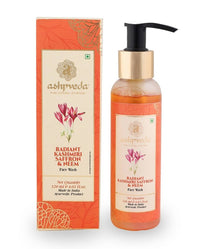 Thumbnail for Ashpveda Radiant Kashmiri Saffron and Neem Face Wash - Distacart