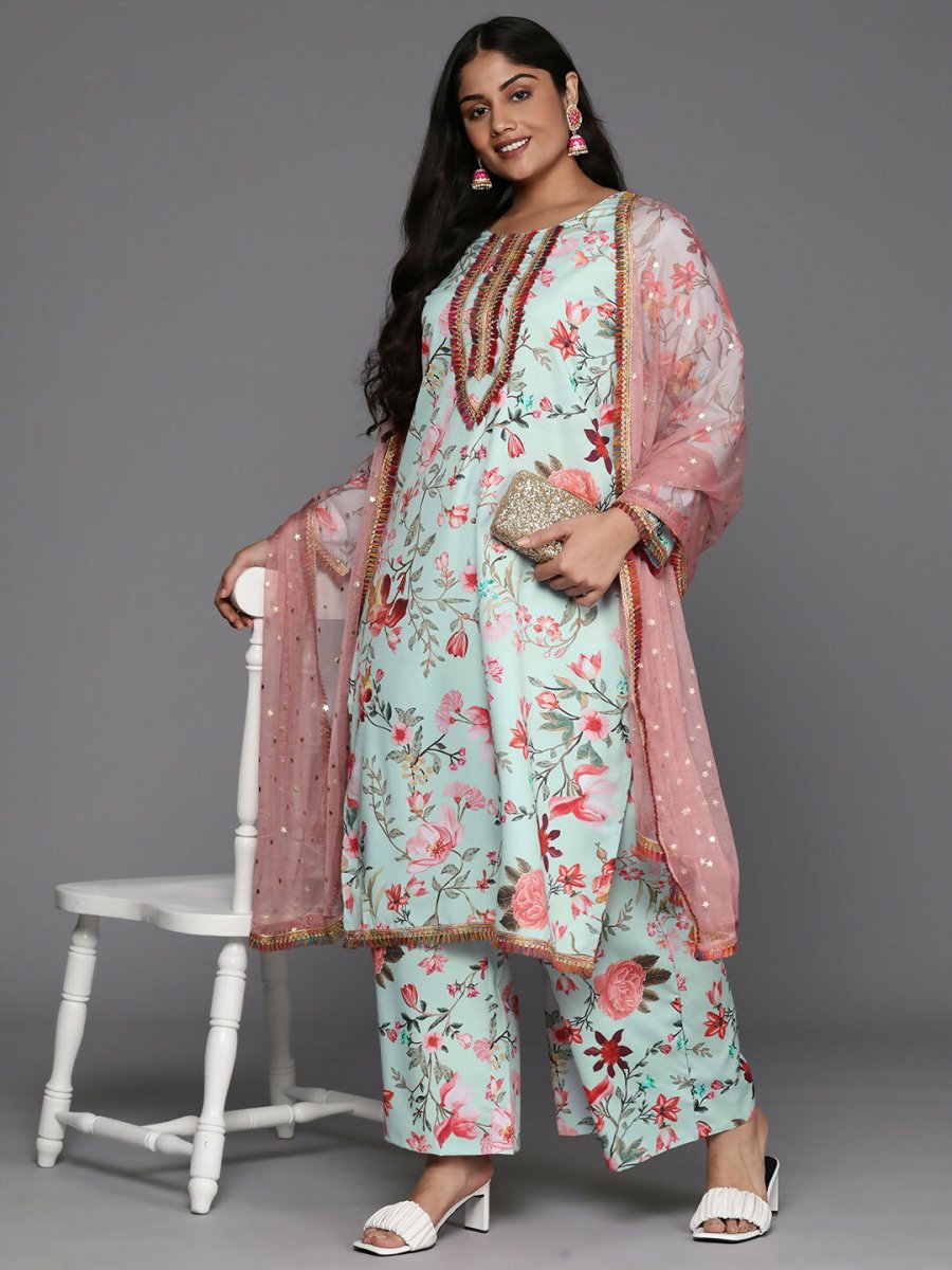 Ahalyaa Women's Traditional wear Kurta Set - Multi Color - Distacart