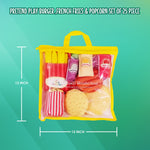 Thumbnail for The Small Wonderland Pretend play Burger ,French fries & popcorn - 25 piece
