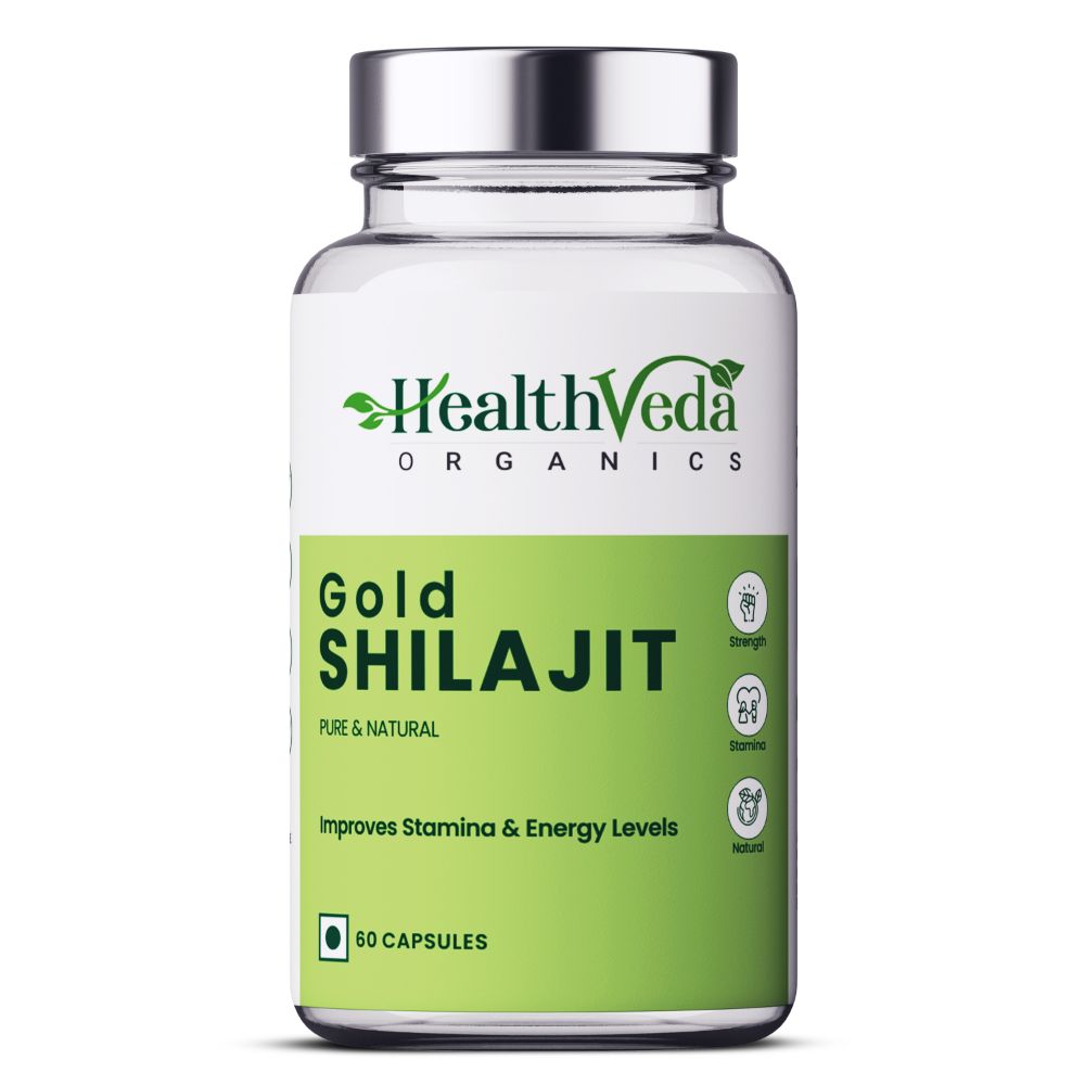 Health Veda Organics Gold SJ Veg Capsules - Distacart