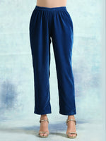 Thumbnail for trueBrowns Blue Velvet Pant - Distacart