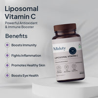 Thumbnail for Miduty by Palak Notes Patented Liposomal Vitamin C Capsules - Distacart
