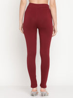 Thumbnail for TAG 7 Women Pack of 2 Pink & Maroon Solid Kurti Pants - Distacart