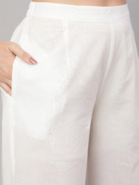 Thumbnail for Aks Bandhani Printed Gotta Patti Regular Pure Cotton Kurta with Harem Pants - Distacart