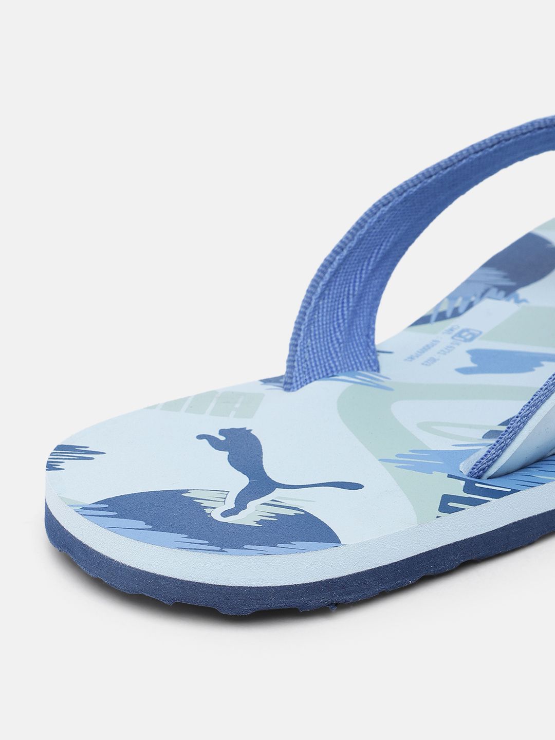 Puma Women Terra Colourblocked & Brand Logo Print Thong Flip-Flops