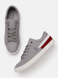 Thumbnail for U.S. Polo Assn. U.S. Polo Assn Men Grey Solid Sneakers