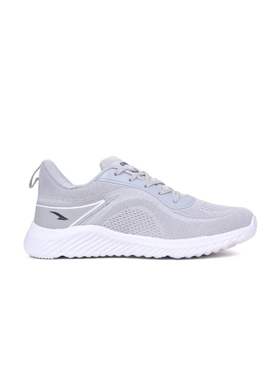 ASIAN Men Grey Woven Design Sneakers