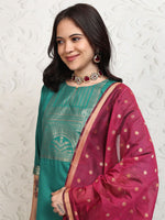 Thumbnail for Vishudh Women Ethnic Motifs Printed Regular Kurta with Palazzos & With Dupatta - Distacart