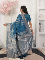 Thumbnail for Astita Lichi Silk Light Pink Saree