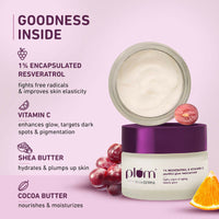 Thumbnail for Plum 1% Resveratrol & Vitamin C Anti-Aging Moisturizer For Glowing Skin