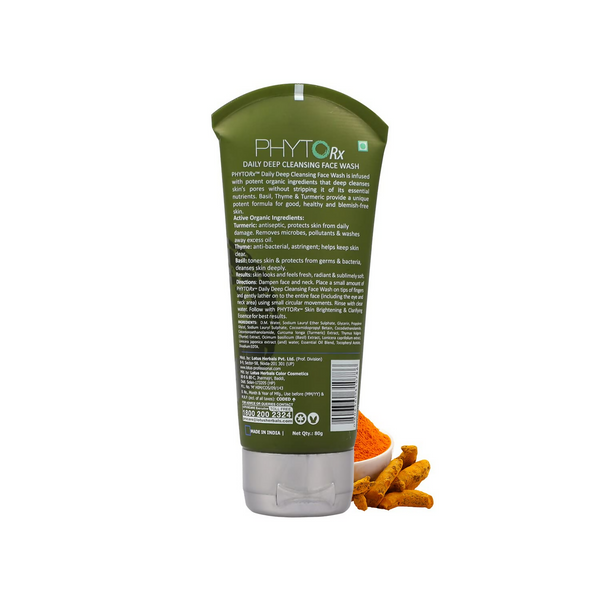 Lotus Professional Phytorx Daily Deep Cleansing Face Wash - Distacart
