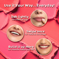 Thumbnail for Mamaearth Creamy Matte Long Stay Lipstick - Pink Rose
