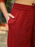 Thumbnail for Juniper Black Ethnic Motif Placement Printed Rayon Kurta With Pant And Dupatta With Bead & Sequence Work - Distacart