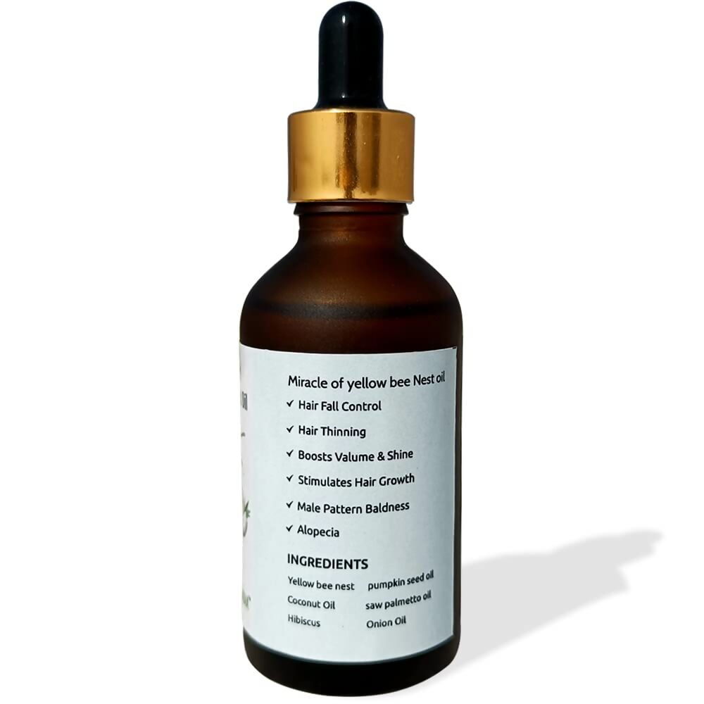 Ancient Herbs of India Yellow bee nest Hair oil - Distacart