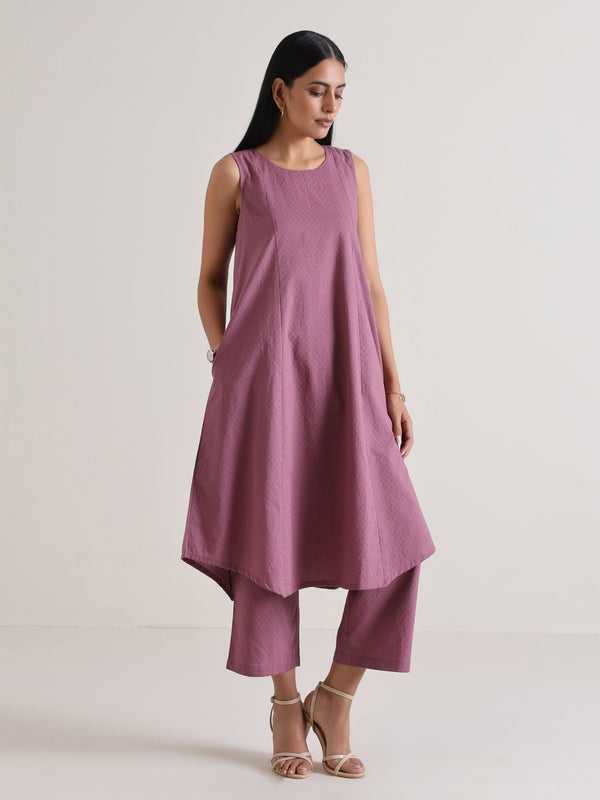 trueBrowns Orchid Panelled Co-ord Set - Distacart