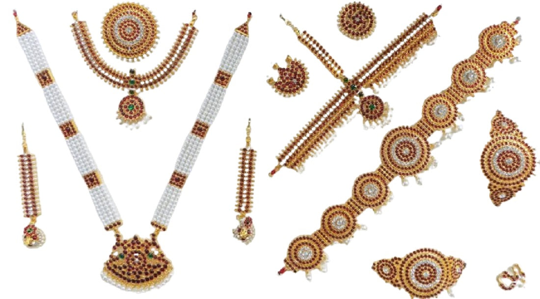 Elite Trading Bharatnatyam/Bridal jewelry set for women