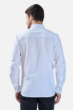 Thumbnail for Xkind White Embroidery Full Sleeve Shirt