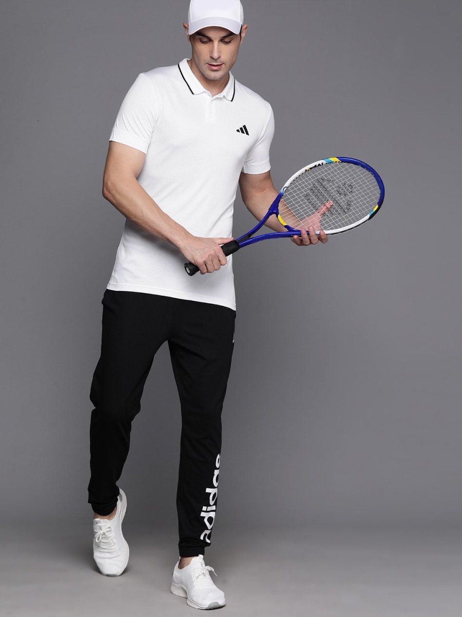Adidas Men Freelift Polo Collar Slim Fit Tennis T-shirt - Distacart