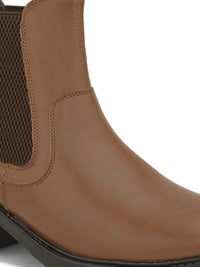 Thumbnail for Roadster The Lifestyle Co Block-Heeled Chelsea Boots