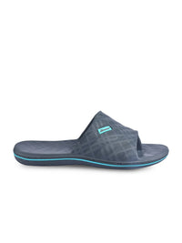 Thumbnail for Paragon Men Grey & Blue Rubber Sliders