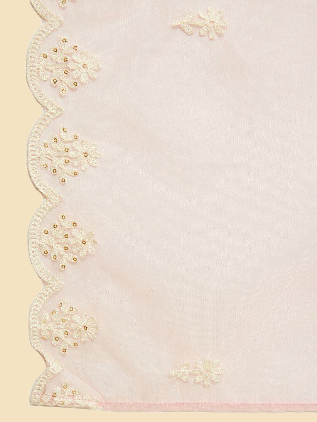 Soch Ethnic Motifs Embroidered Regular Chanderi Silk Kurta with Trousers & Dupatta - Distacart