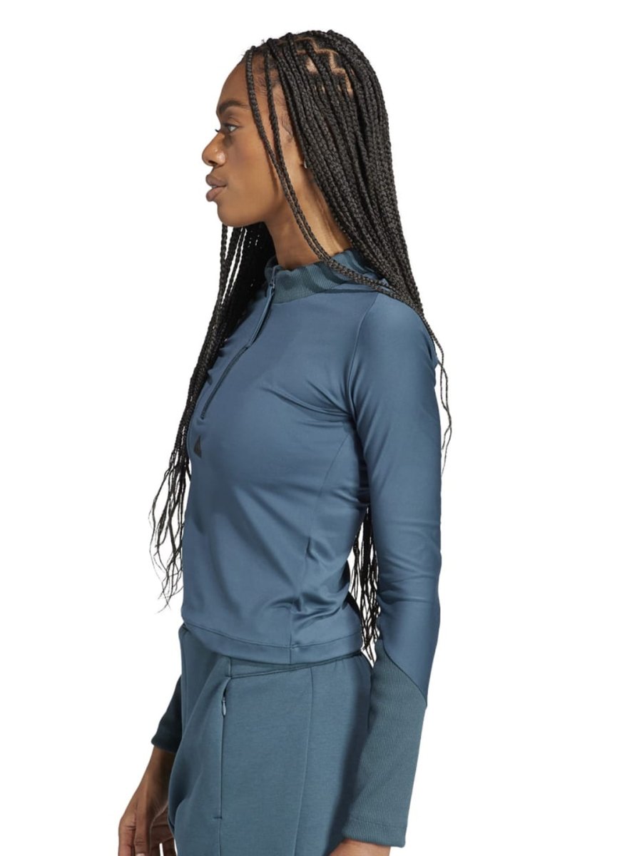 Adidas W Z.N.E. LS High Neck Slim-Fit T-Shirt - Distacart