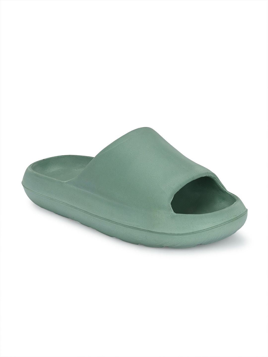 Roadster The Lifestyle Co. Women Green Sliders Flip Flops