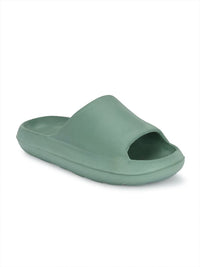 Thumbnail for Roadster The Lifestyle Co. Women Green Sliders Flip Flops