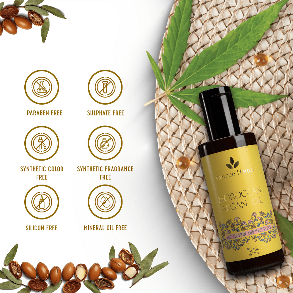 Avimee Herbal Moroccon Argan Oil - Distacart
