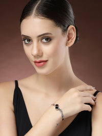 Thumbnail for NVR Women's Silver-Plated Cuff Bracelet