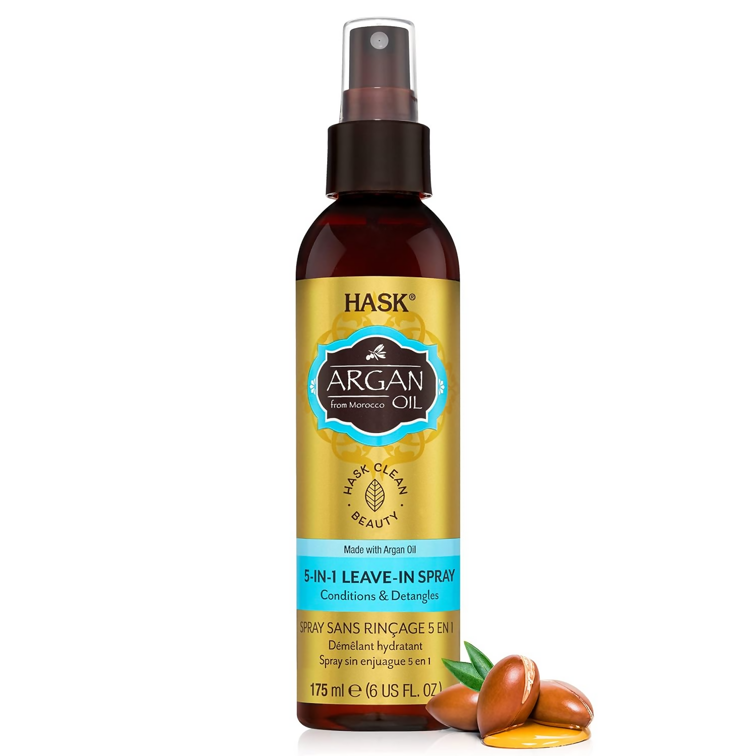 HASK Argan Oil 5-IN-1 Leave-IN-Conditioner Spray - Distacart