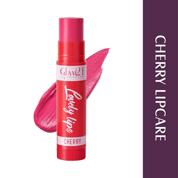 Glam21 Moisturizing Lip Balm Fruit Extract & Infused Active Ingredients - Cherry - Distacart