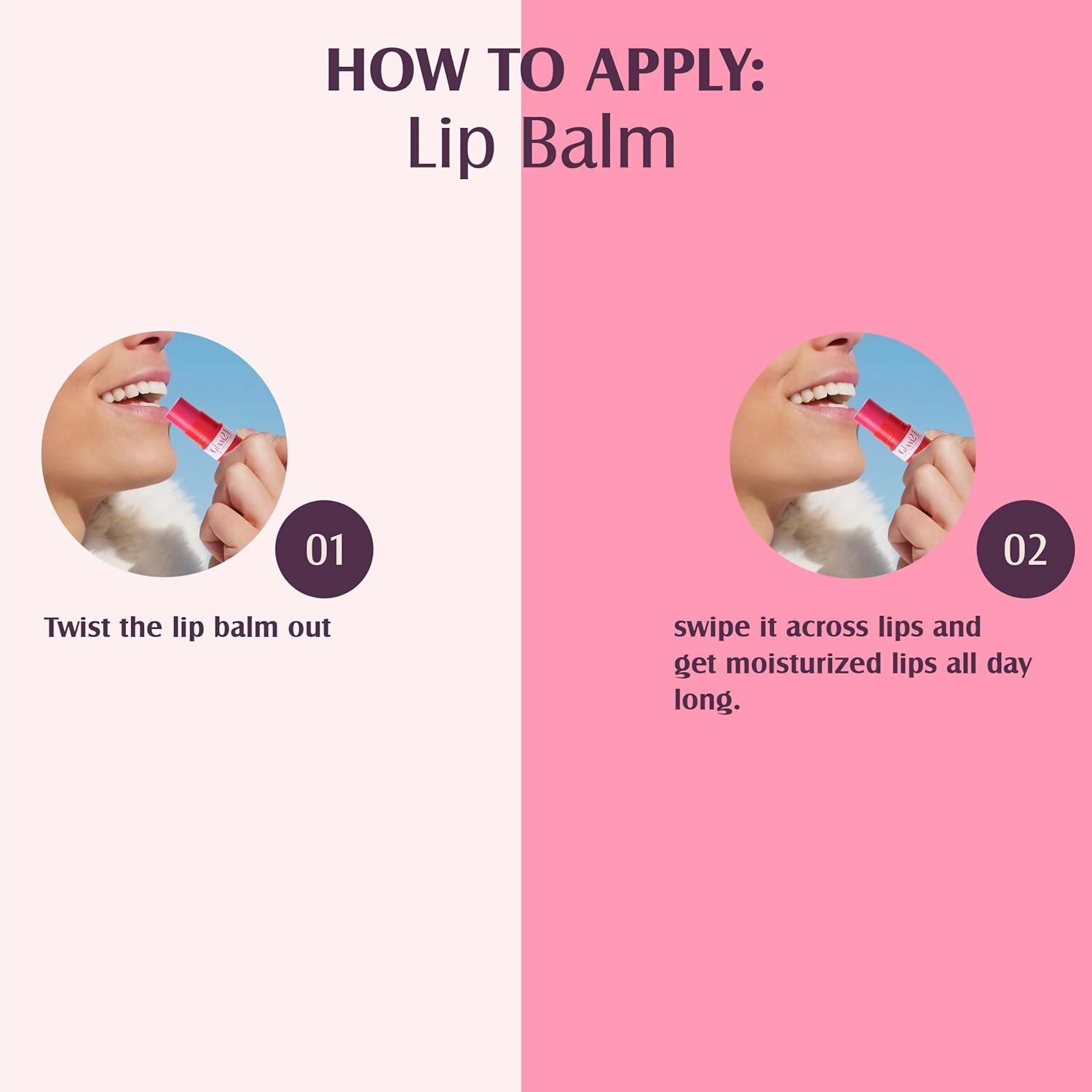 Glam21 Moisturizing Lip Balm Fruit Extract & Infused Active Ingredients - Cherry - Distacart