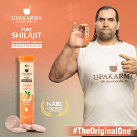 Thumbnail for Upakarma Ayurveda Pure Sj Effervescent Tablets - Orange - Distacart
