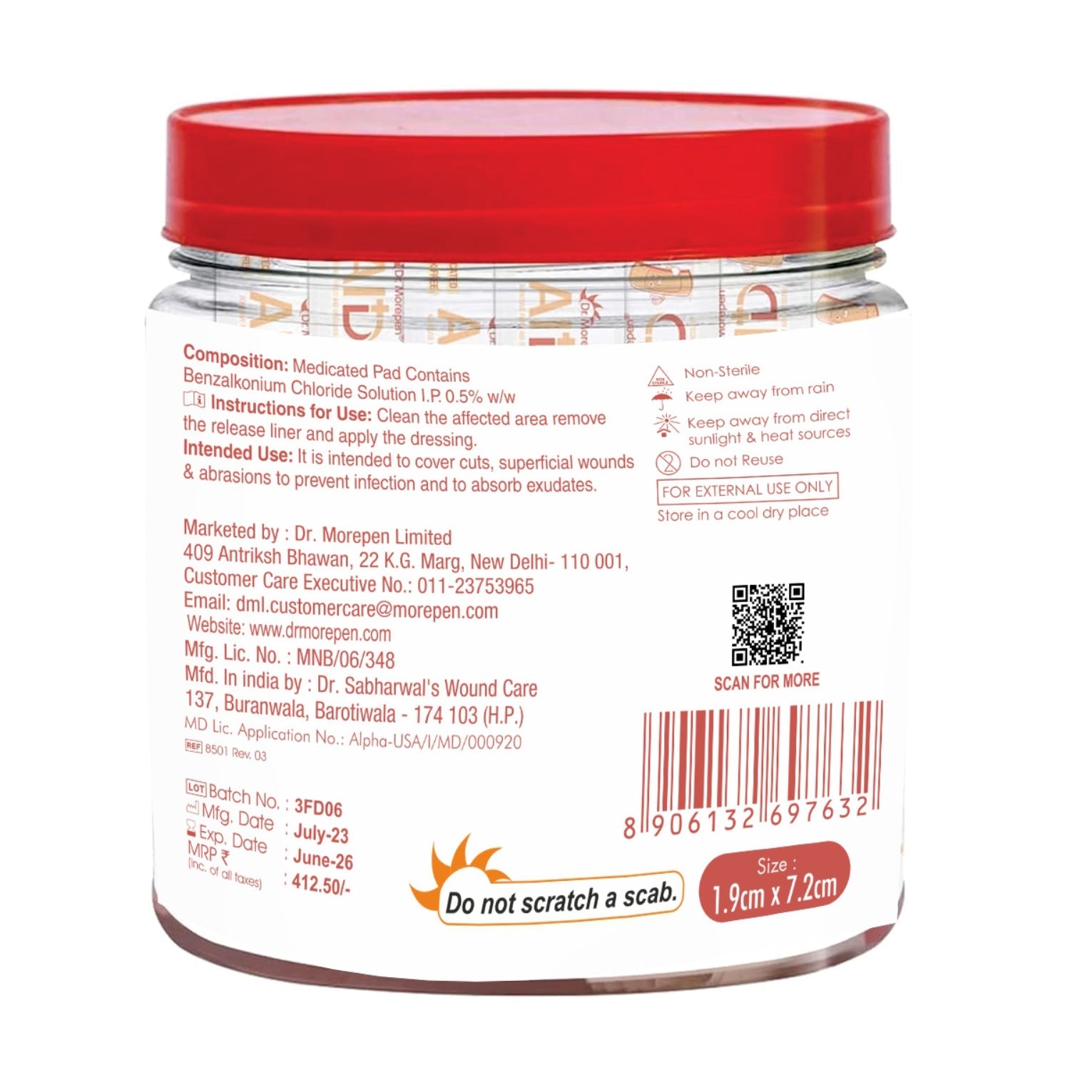 Dr. Morepen Aid – Band-Aid Adhesive