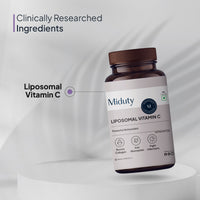 Thumbnail for Miduty by Palak Notes Patented Liposomal Vitamin C Capsules - Distacart