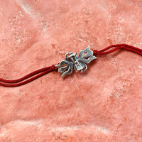 Thumbnail for trueBrowns 925 Sterling Silver Lord Shiva Trishul Thread Rakhi