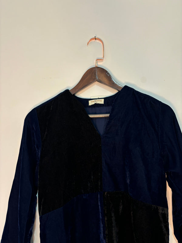 trueBrowns Blue Velvet Co-ord Set - Distacart