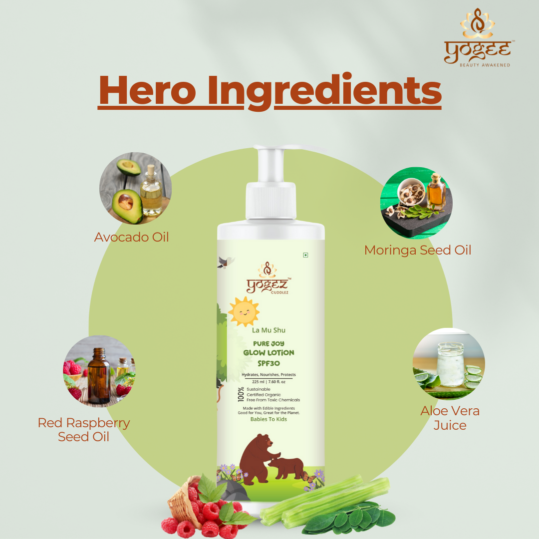 Yogez La Mu Shu Pure Joy Glow Lotion SPF30