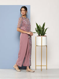 Thumbnail for Ahalyaa Printed Waist Tie-Ups Basic Jumpsuit - Distacart