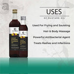 Thumbnail for Anveshan Wood Pressed Black Mustard Oil