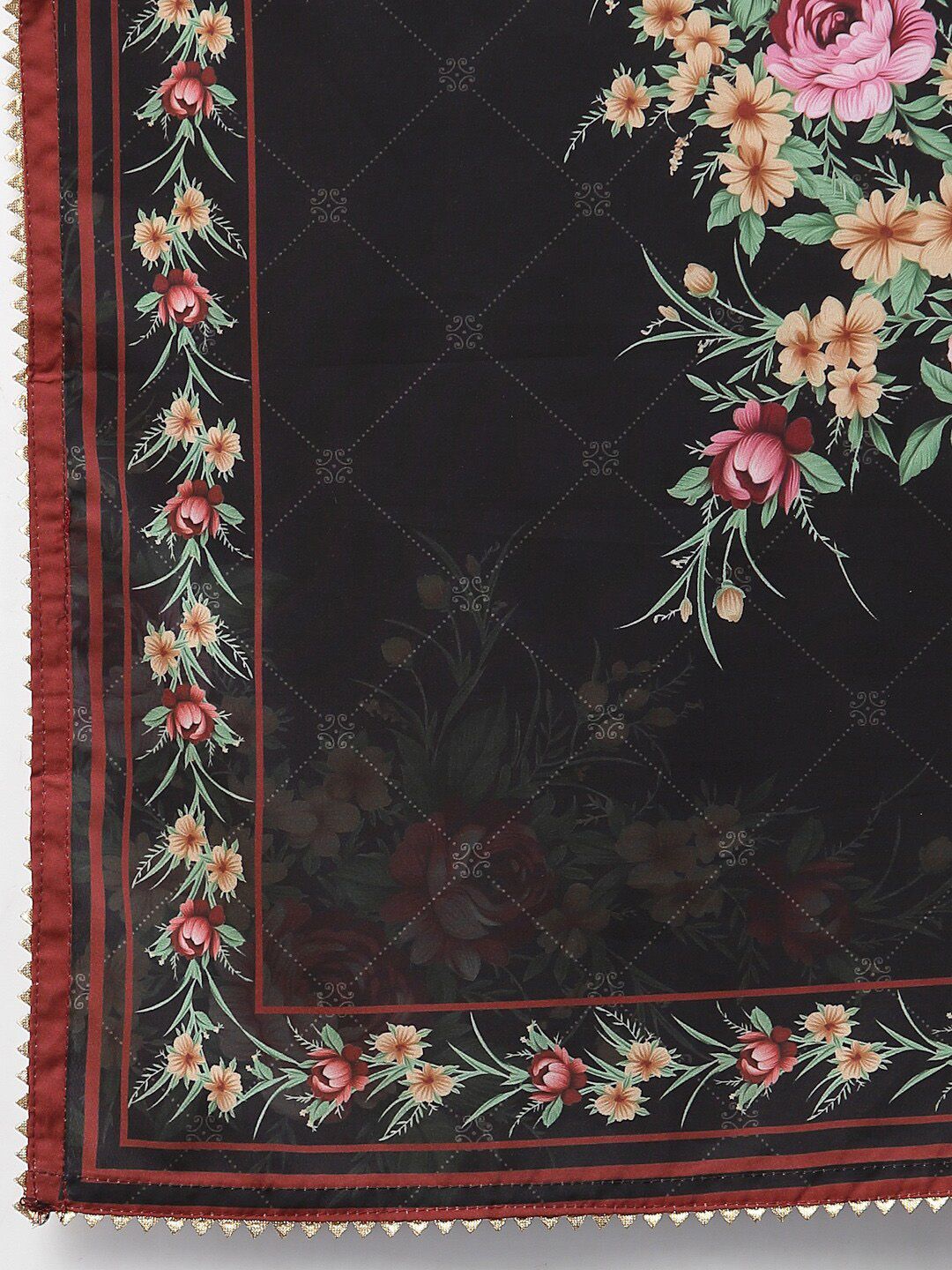 Sztori Floral Printed Regular Kurta With Palazzos & Dupatta - Distacart