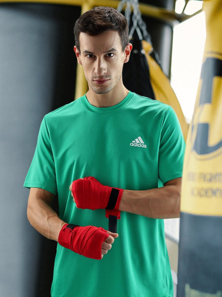 Adidas Brand Logo Print Detail Aeroready Designed For Movement Training T-shirt - Distacart