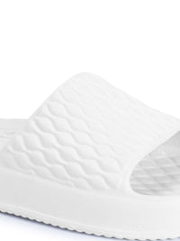 Thumbnail for Roadster The Lifestyle Co. Women White Comfort Lightweight Sliders
