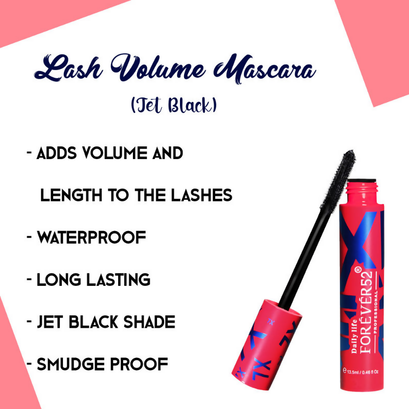 Daily Life Forever52 Xl Lash Volume Mascara - LMM001 Jet Black - Distacart