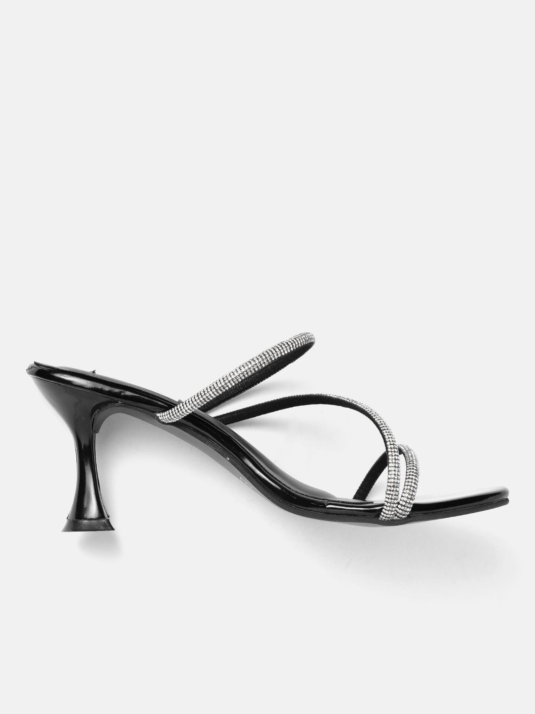 ELLE Embellished Party Slim Heel Sandals