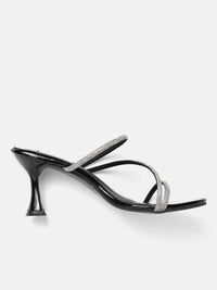 Thumbnail for ELLE Embellished Party Slim Heel Sandals