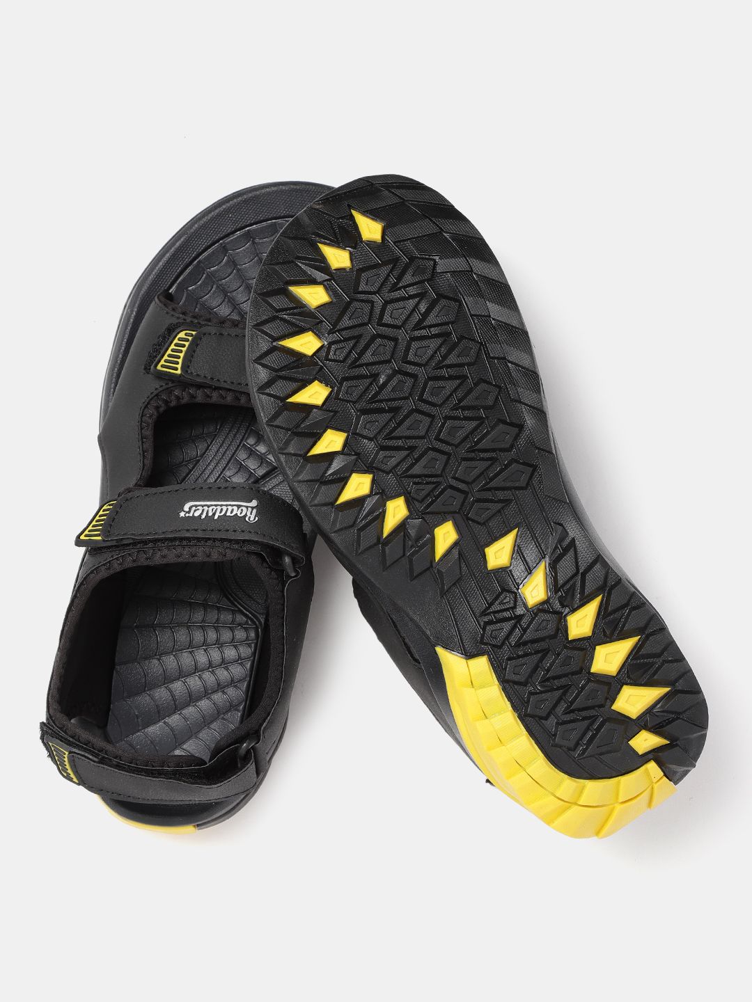 Roadster The Lifestyle Co Men Black Sports Sandals