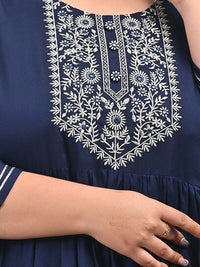 Thumbnail for Swasti Ethnic Printed Maxi Dress