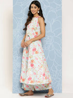 Thumbnail for Ahalyaa Women's Traditional wear Co-ords - Blue - Distacart